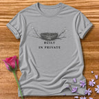 Built In Private — Bird's Nest Botanical Minimalist in Sport Grey