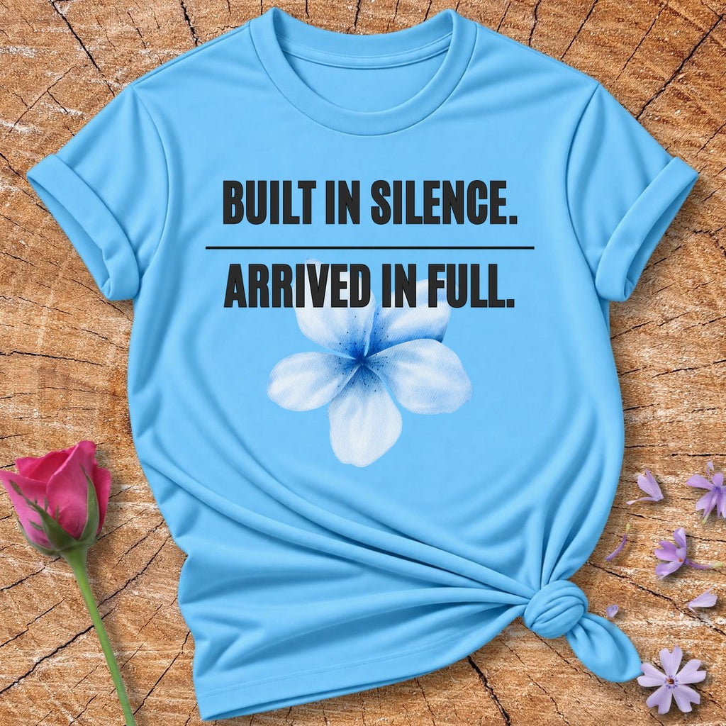Built in Silence. Arrived in Full. — Plumeria Botanical in Sky