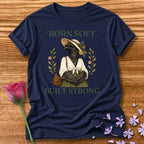 Crow — Born Soft Built Strong Vintage Aesthetic Animal in Navy