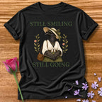 Crow — Still Smiling Still Going Vintage Aesthetic Animal in Black