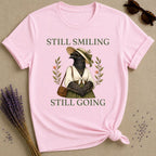 crow still smiling still going