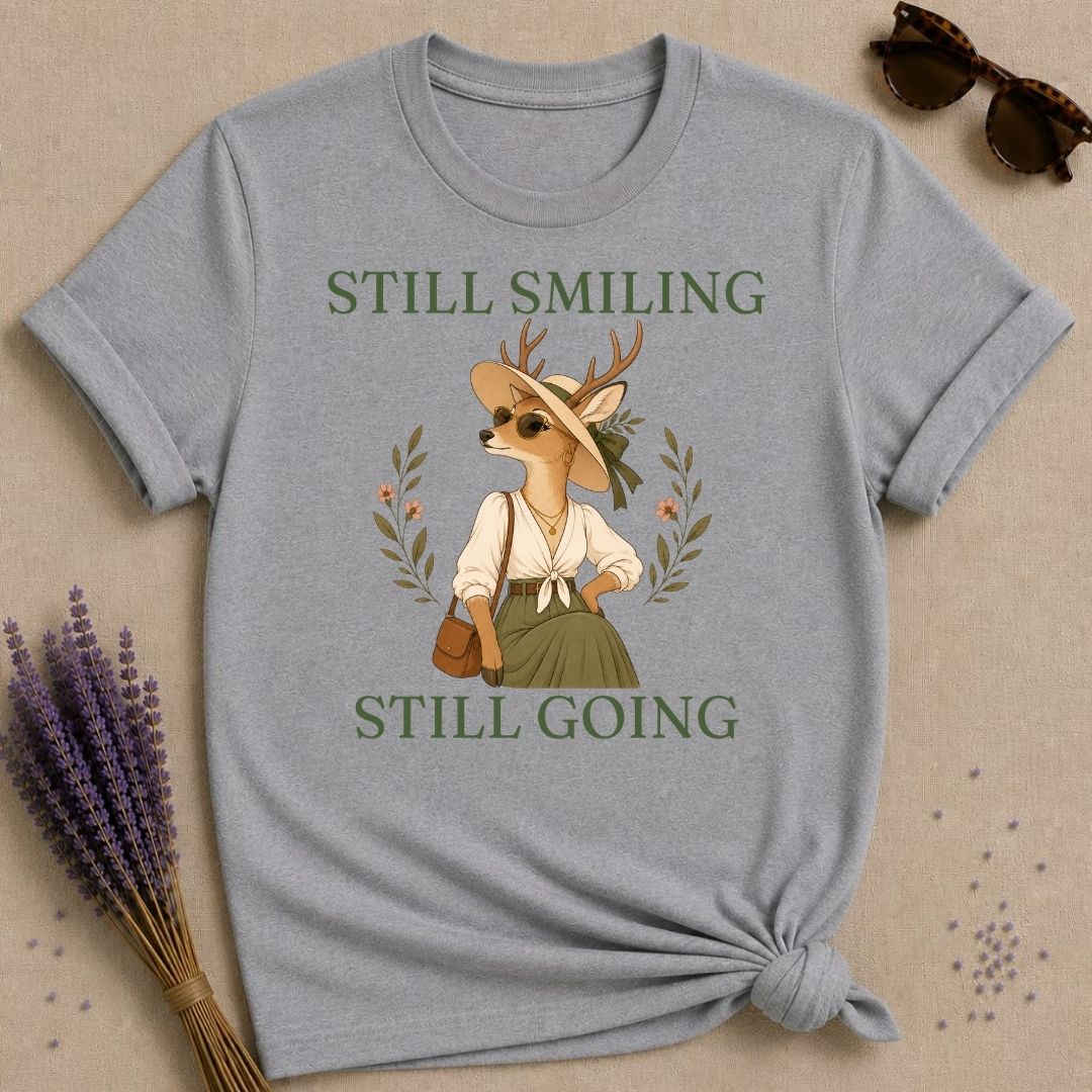 deer still smiling still going