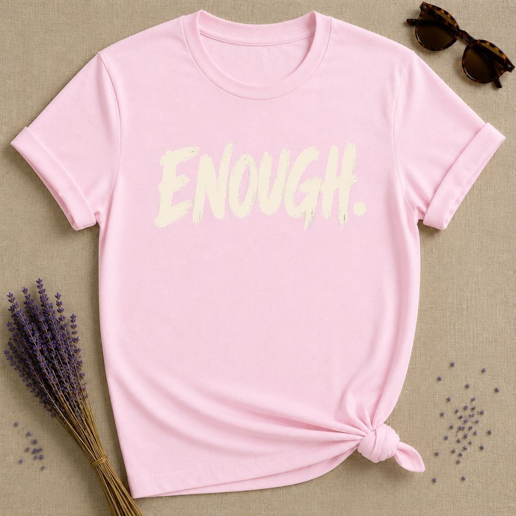 Enough botanical statement tee for women