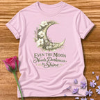 Even the Moon Needs Darkness to Shine — Floral Botanical in Light Pink