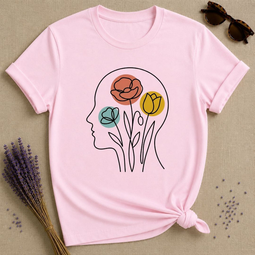 Flowers in Mind women's floral t-shirt