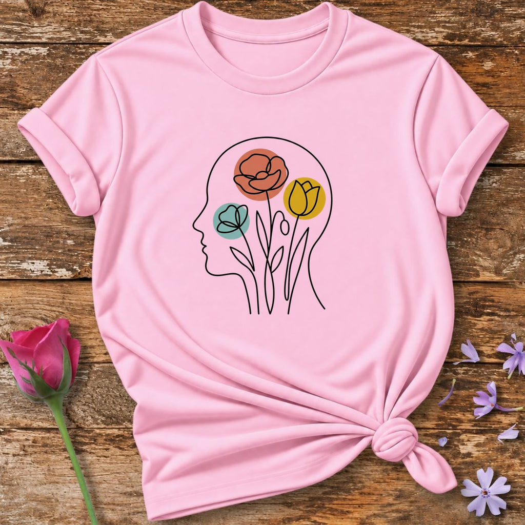 Flowers in Mind — Floral Mental Clarity in Light Pink