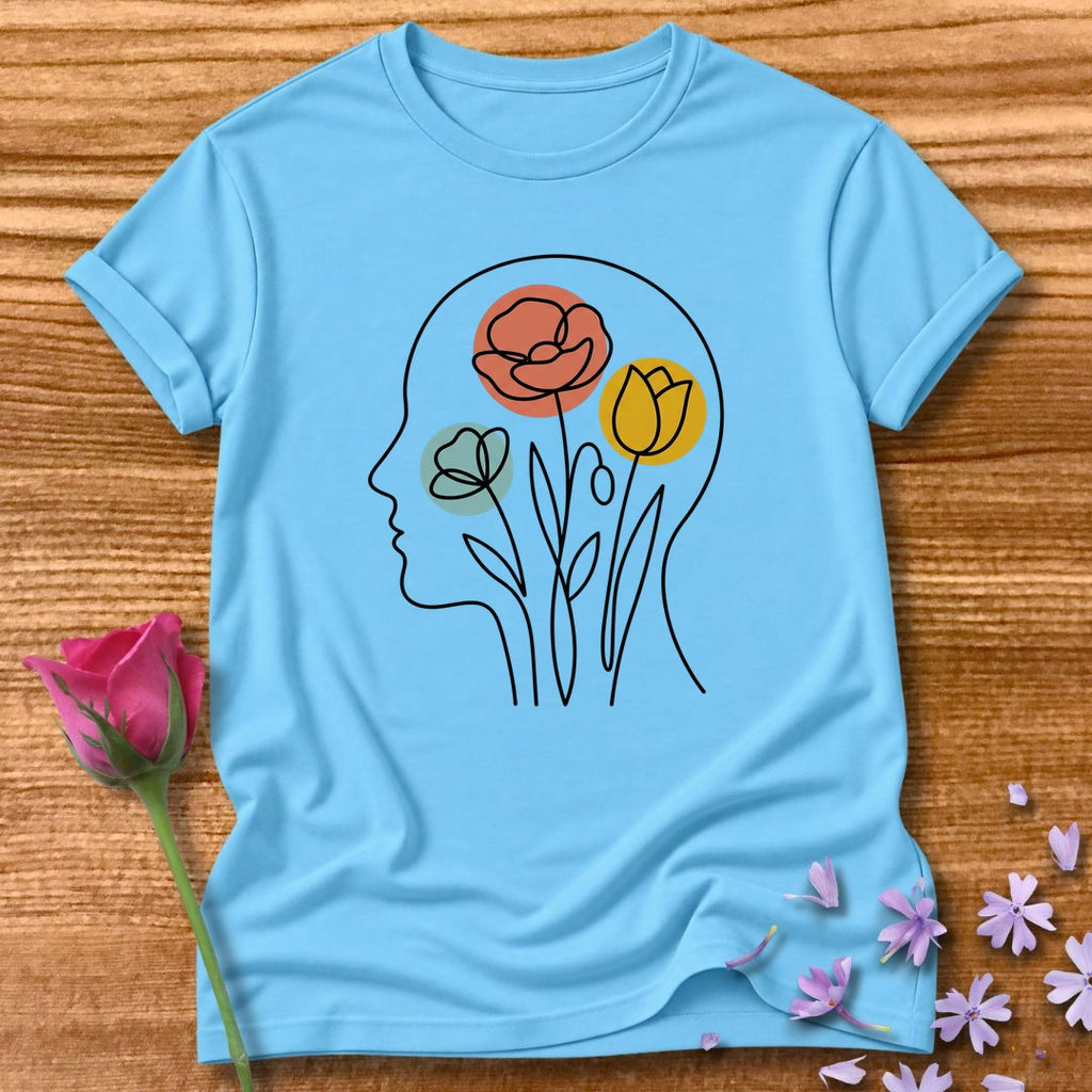 Flowers in Mind — Floral Mental Clarity in Sky