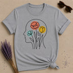 Flowers in Mind — Floral Mental Clarity T-Shirt
