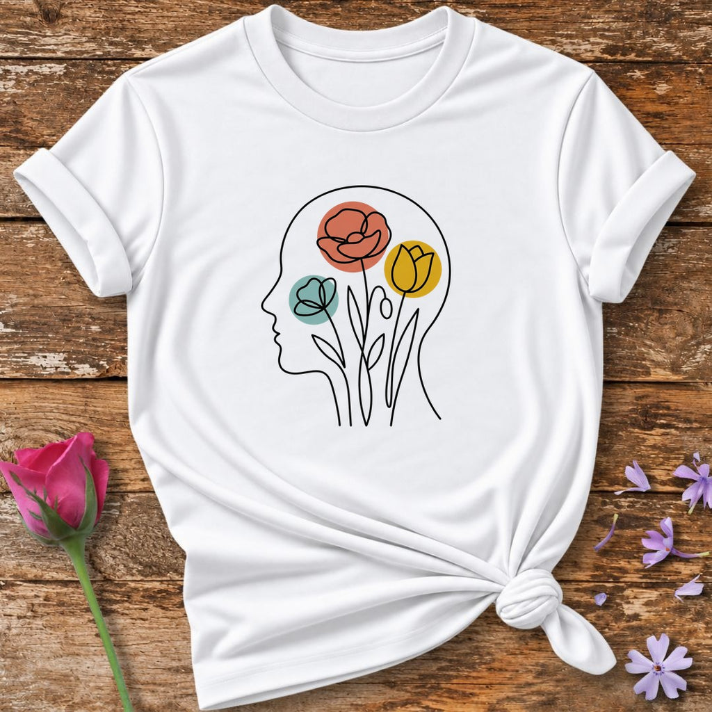 Flowers in Mind — Floral Mental Clarity in White