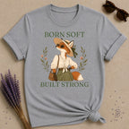 Fox Born Soft Built Strong T-Shirt - Sport Grey