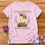 Fox — Still Smiling Still Going Vintage Aesthetic Animal in Light Pink