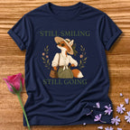 Fox — Still Smiling Still Going Vintage Aesthetic Animal in Navy