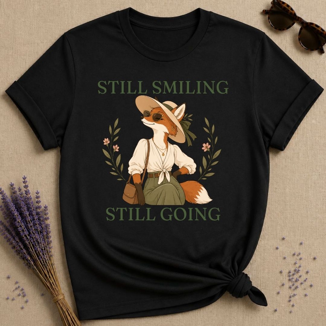 fox still smiling still going