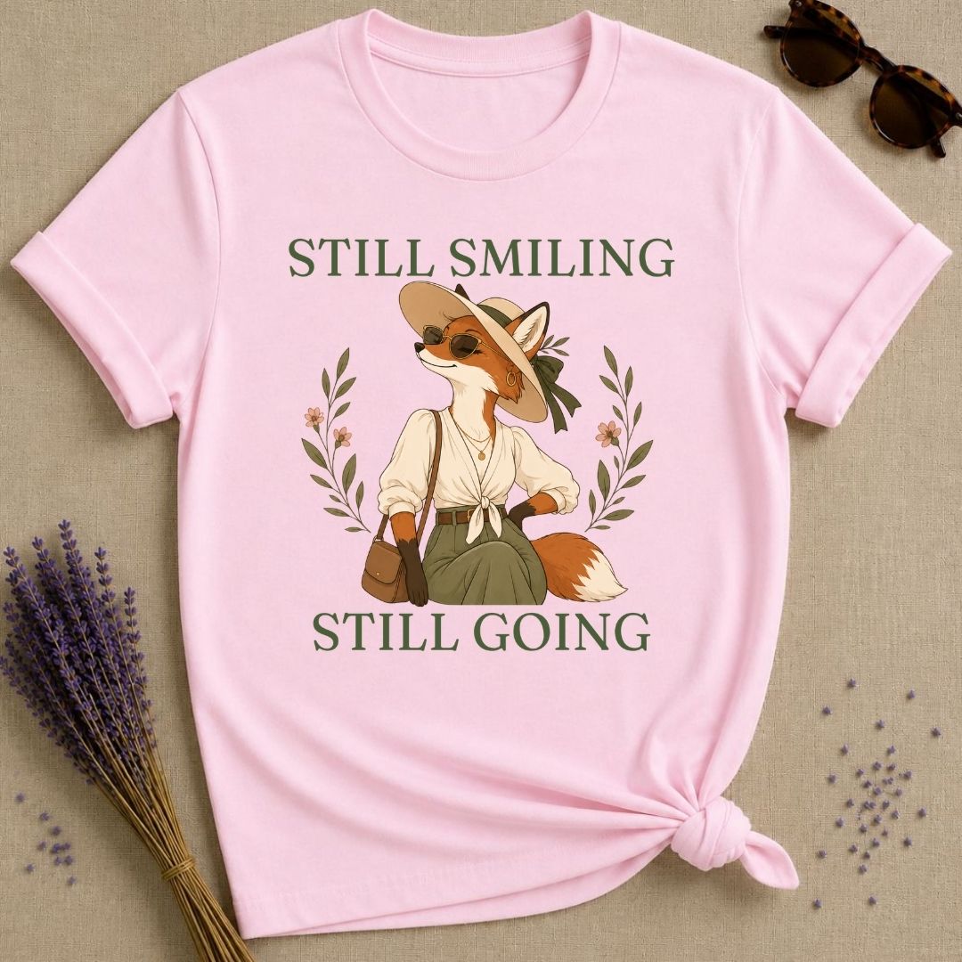 fox still smiling still going