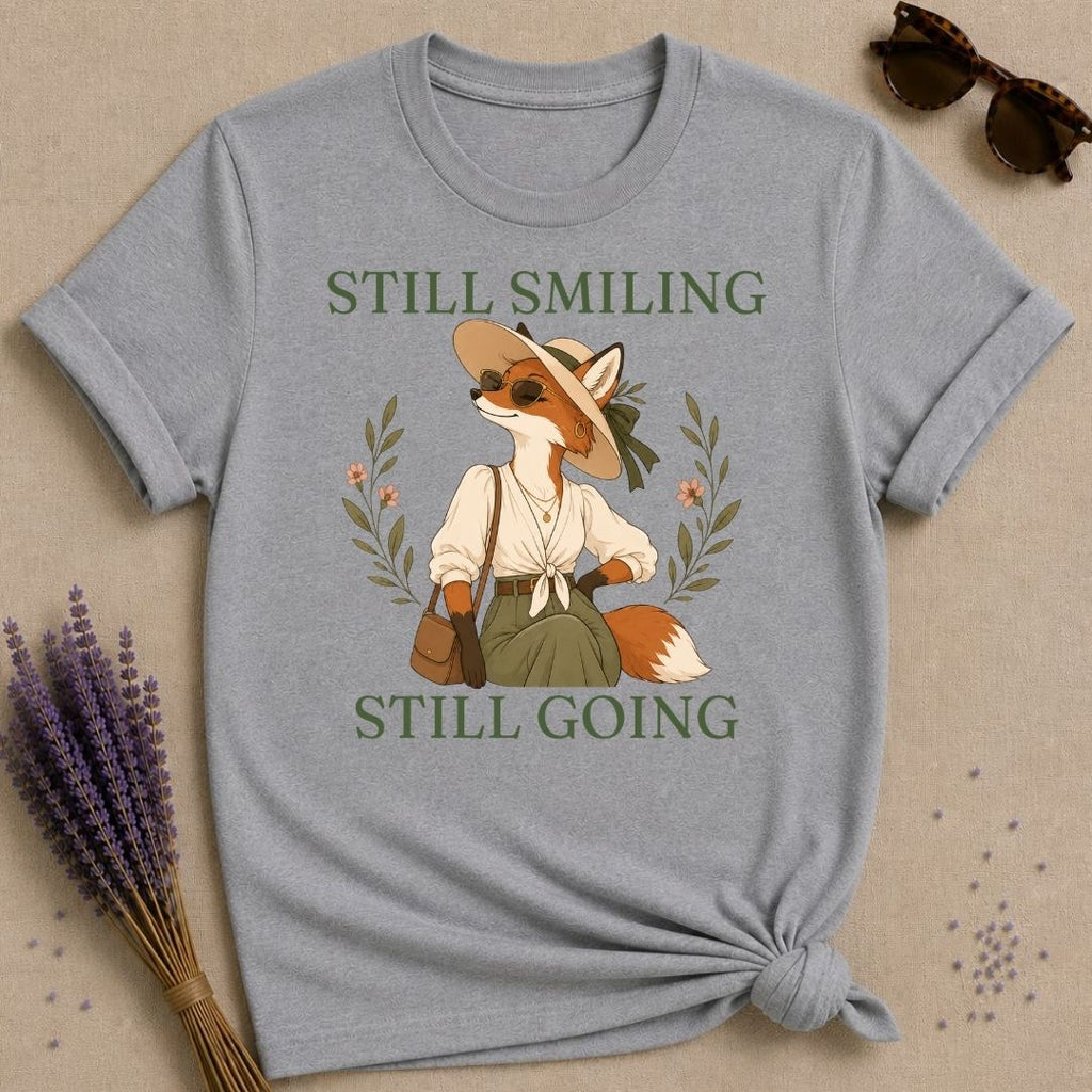 fox still smiling still going