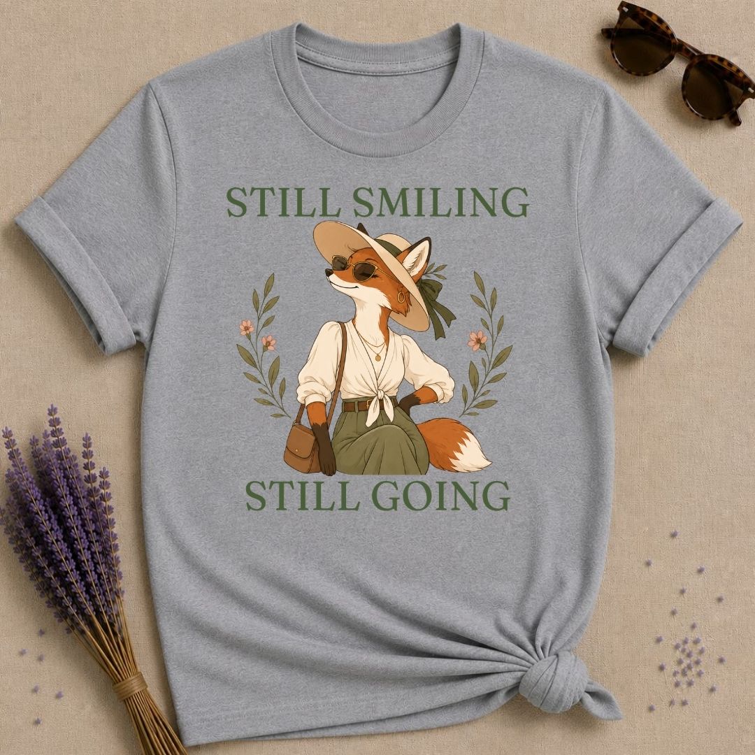 fox still smiling still going