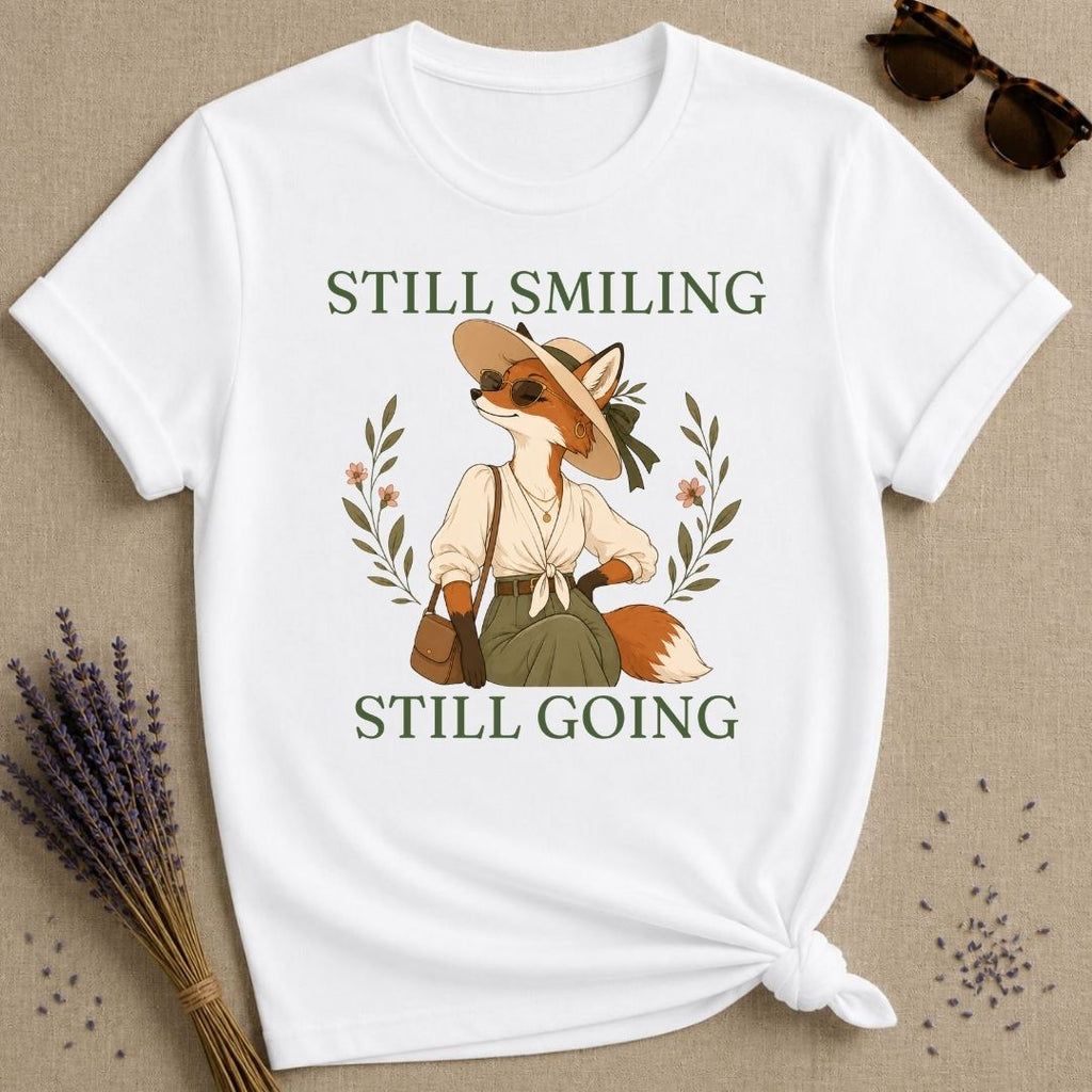 fox still smiling still going
