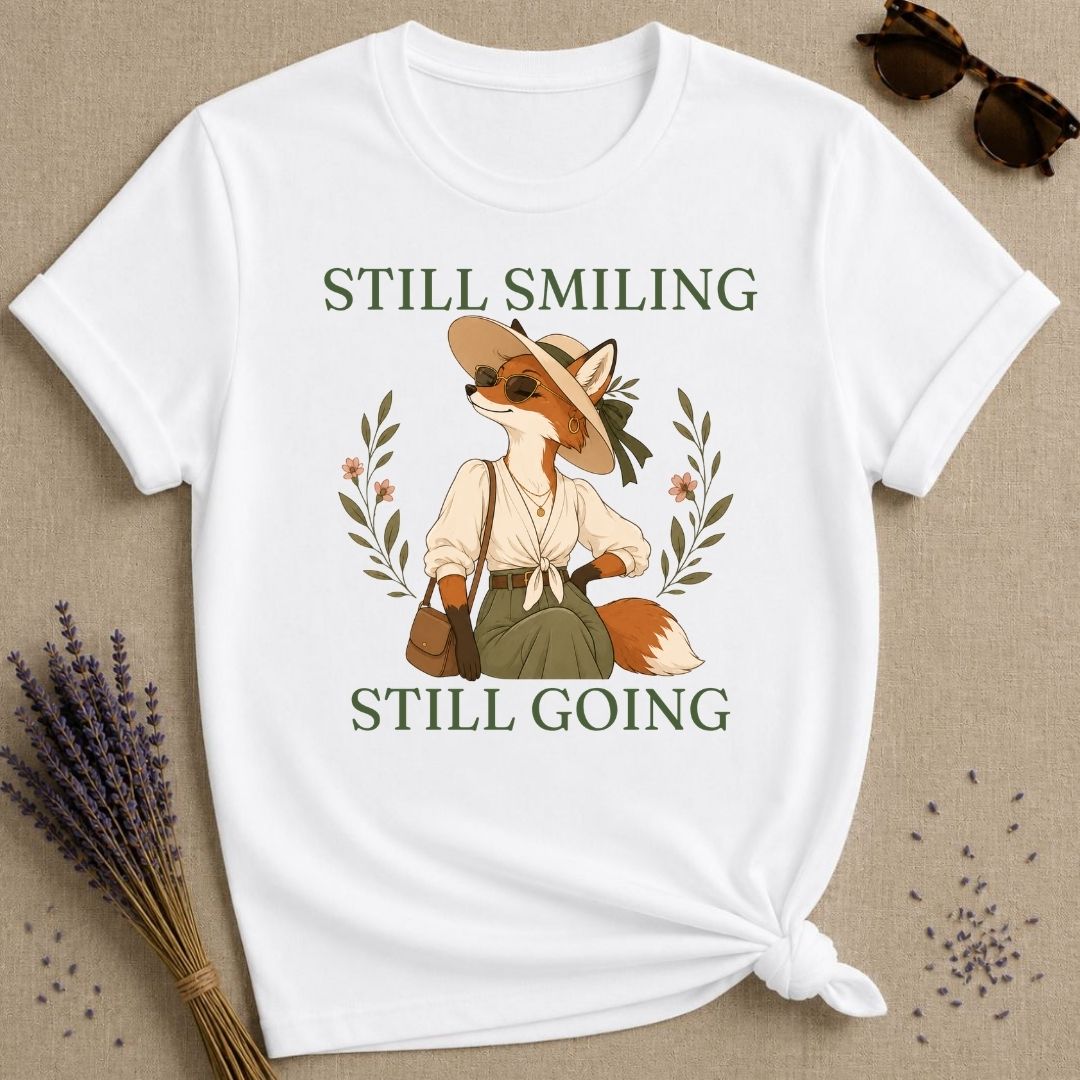 fox still smiling still going