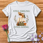 Fox — Still Smiling Still Going Vintage Aesthetic Animal in White