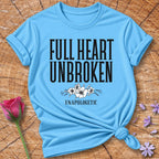 Full Heart Unbroken Unapologetic — Botanical Floral in Sky