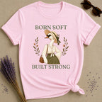 Goose Born Soft Built Strong T-Shirt - Light Pink