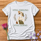 Goose — Still Smiling Still Going Vintage Aesthetic Animal in White