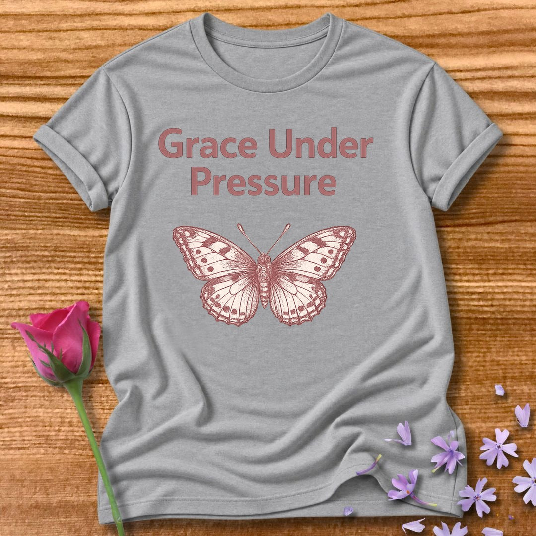 Grace Under Pressure — Vintage Moth Botanical in Sport Grey