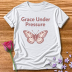 Grace Under Pressure — Vintage Moth Botanical in White