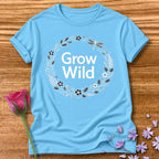 Grow Wild — Botanical Dragonfly Wreath in Sky