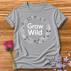 Grow Wild — Botanical Dragonfly Wreath in Sport Grey