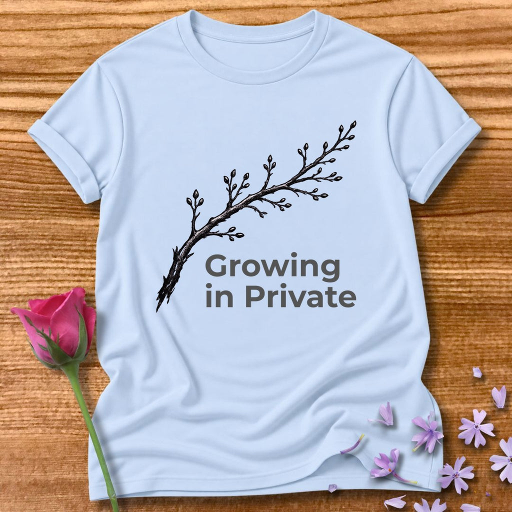 Growing in Private — Bare Branch Botanical in Light Blue