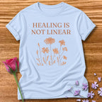 Healing Is Not Linear — Wildflower Mental Health in Light Blue