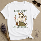 Husky Born Soft Built Strong T-Shirt - White