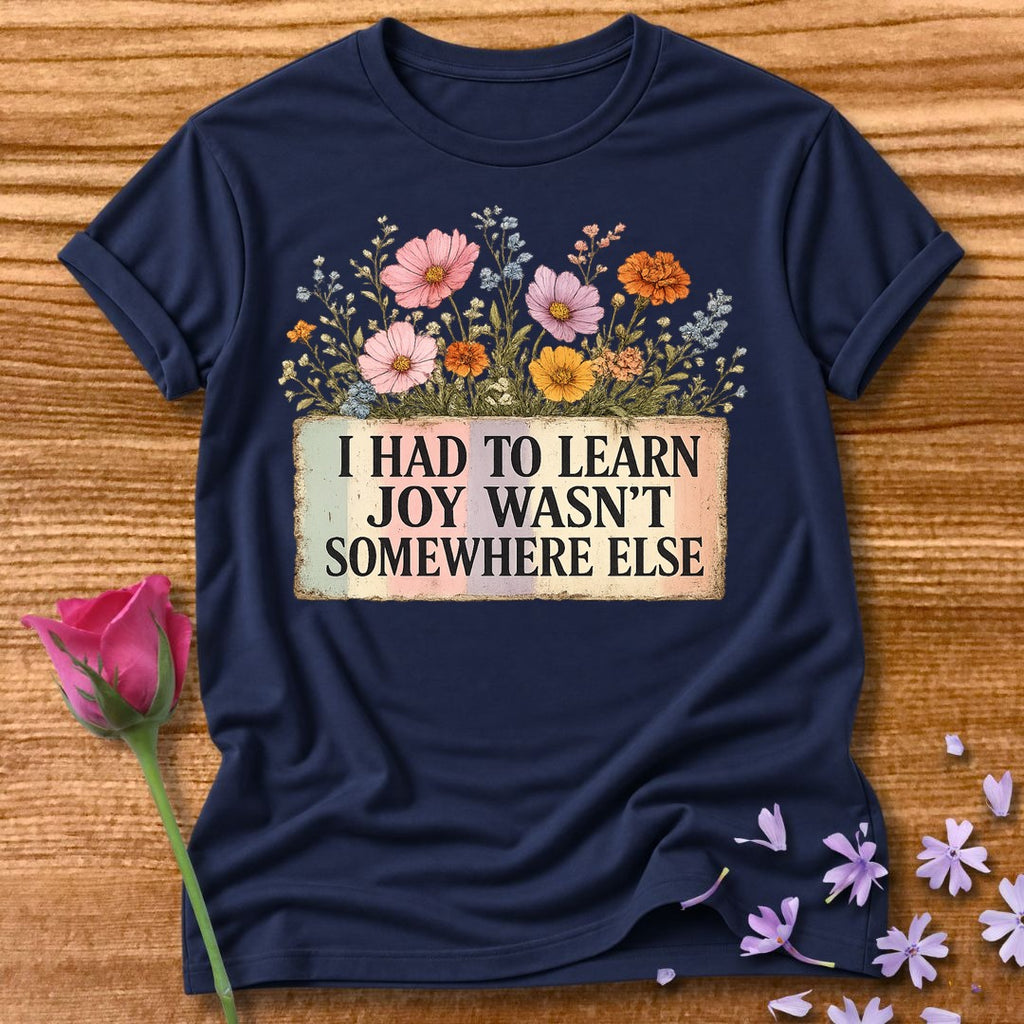 I Had to Learn Joy Wasn't Somewhere Else — Wildflower in Navy