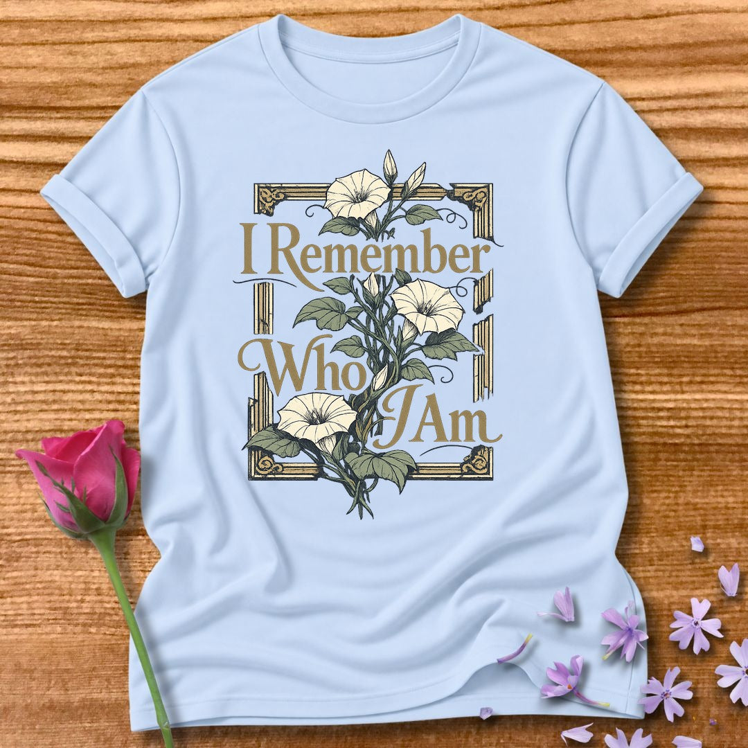 I Remember Who I Am — Rosemary Botanical in Light Blue