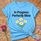 In Progress Perfectly Mine — Daisy Bouquet Growth in Sky