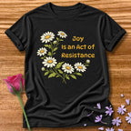 Joy Is an Act of Resistance — Daisy Floral in Black