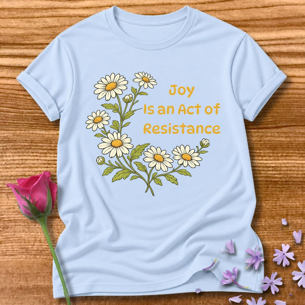 Joy Is an Act of Resistance — Daisy Floral in Light Blue