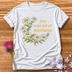 Joy Is an Act of Resistance — Daisy Floral in White
