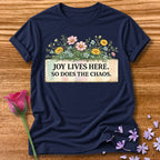 Joy Lives Here. So Does the Chaos. — Wildflower Bouquet in Navy