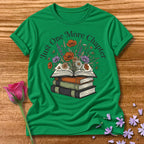 Just One More Chapter — Book Lover Floral in Kelly Green