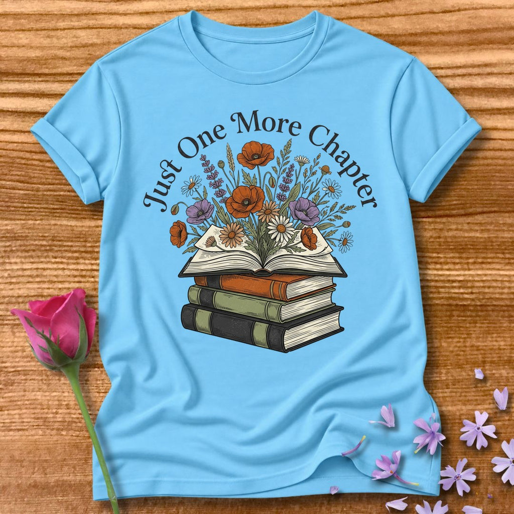 Just One More Chapter — Book Lover Floral in Sky