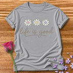 Life Is Good — Daisy Trio Script Typography in Sport Grey