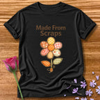 Made From Scraps — Patchwork Daisy Botanical in Black
