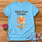 Made From Scraps — Patchwork Daisy Botanical in Sky