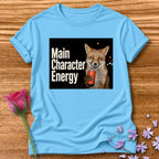 Main Character Energy — Photorealistic Fox Graphic in Sky