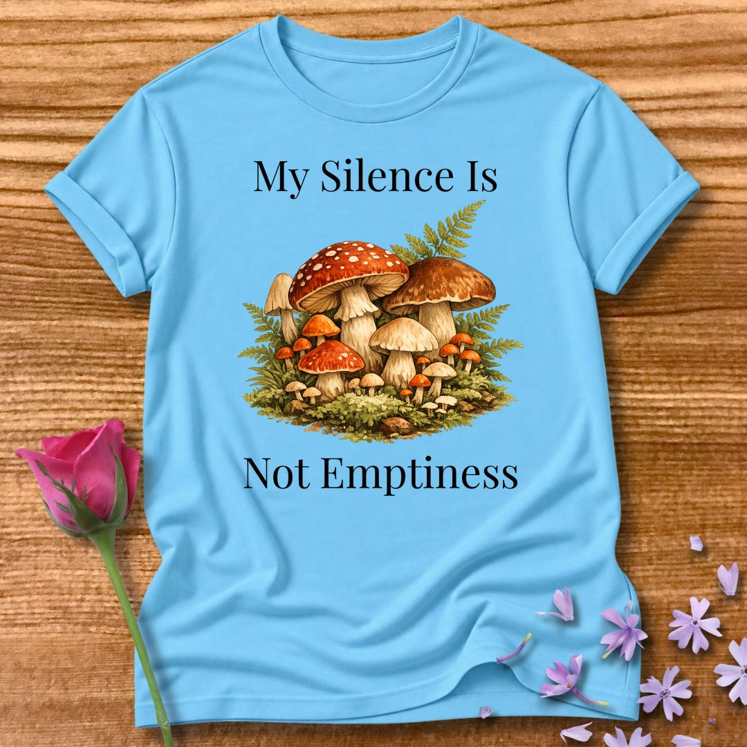 My Silence Is Not Emptiness — Mushroom Forest Botanical in Sky