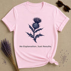 No Explanation. Just Results. — Thistle Botanical T-Shirt for Women in Light Pink