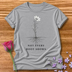 Not Every Root Shows — Vintage Botanical Wildflower in Sport Grey
