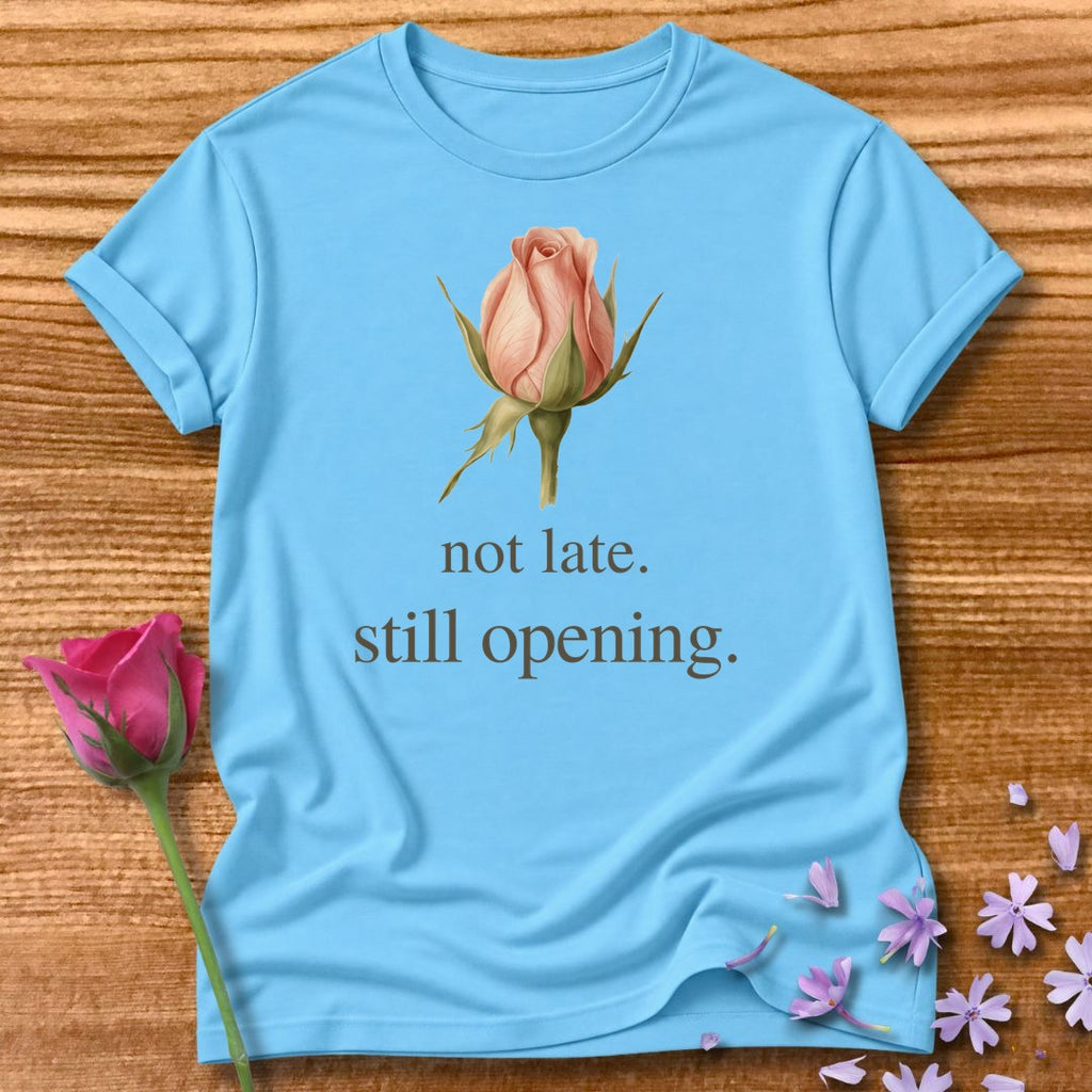 Not Late. Still Opening — Botanical Growth in Sky